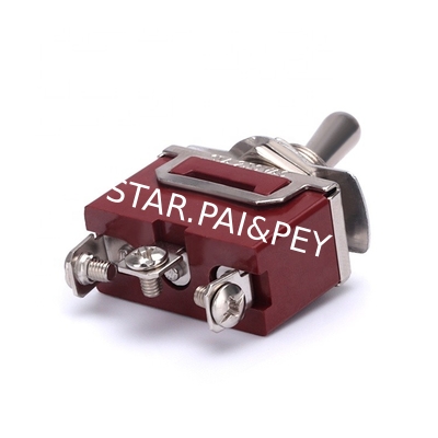 Heavy Duty Toggle Rocker Switch with Waterproof Cover 20A 125V SPDT 3 Position 3 Pin ON-Off-ON