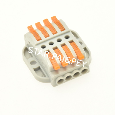 LED light Connector 4 poles LED light terminal block double row connector