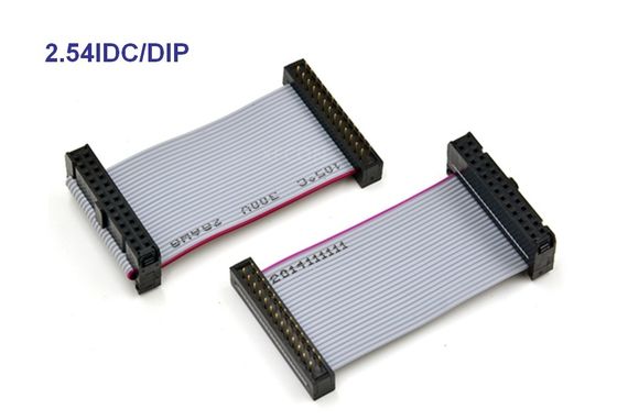 Goupilles -26P ou 50P ou 34P d'en-tête du lancement 1.27mm de câble de la bande 2.54IDC/DIP par le client