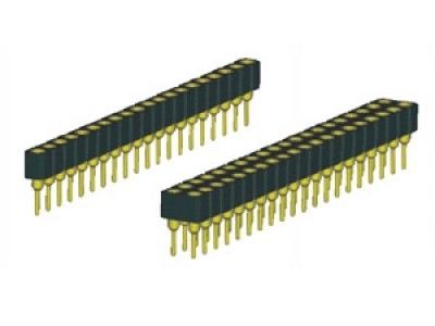 Prise Pin Header d'IC. Lancement femelle d'en-tête : numéro de la pièce IC-1-1.778 de 1,778 millimètres