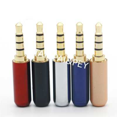 prise stéréo audio de Jack Adapter Gold Plated 3.5MM d'écouteur de Polonais 3.5Mm de la prise 3/4 de 3.5Mm